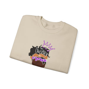 Brown Crown Heavy Blend™ Crewneck Sweatshirt